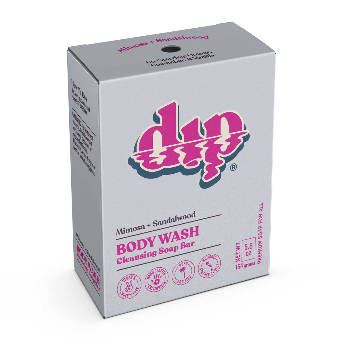 Dip Body Wash Cleansing Soap Bar - Mimosa &amp; Sandalwood