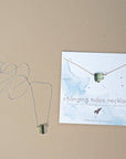 "Changing Tides" Blue-Green Tourmaline Necklace