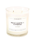 Palo Santo + Cypress - Glass Tumbler Soy Candle