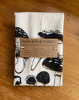 Mushroom Forager Tea Towel | Screenprinted