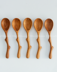 Twig Handle Wooden Spices Small Spoons - Measuring Spoons