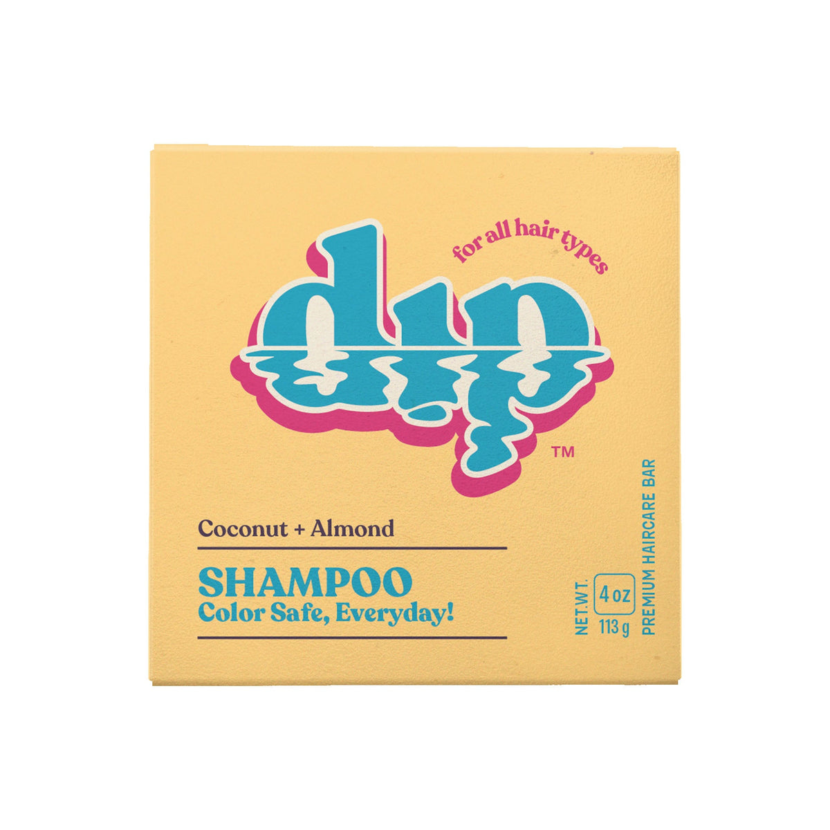Dip 4 oz shampoo bar — Coconut + Almond