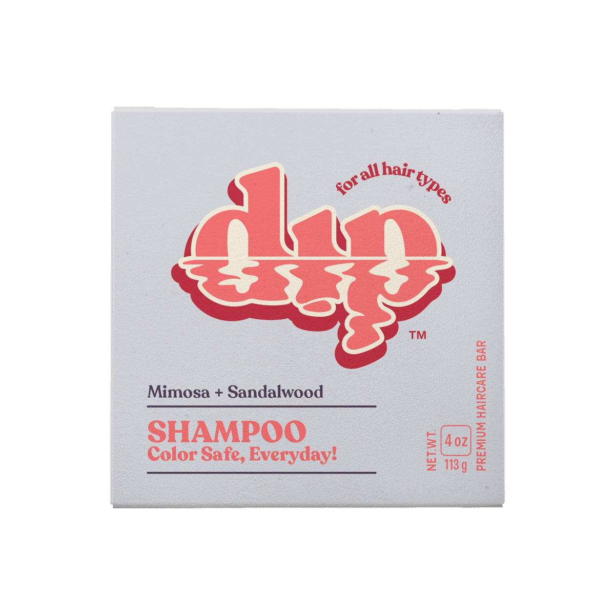 Dip 4 oz shampoo bar — Mimosa + Sandalwood