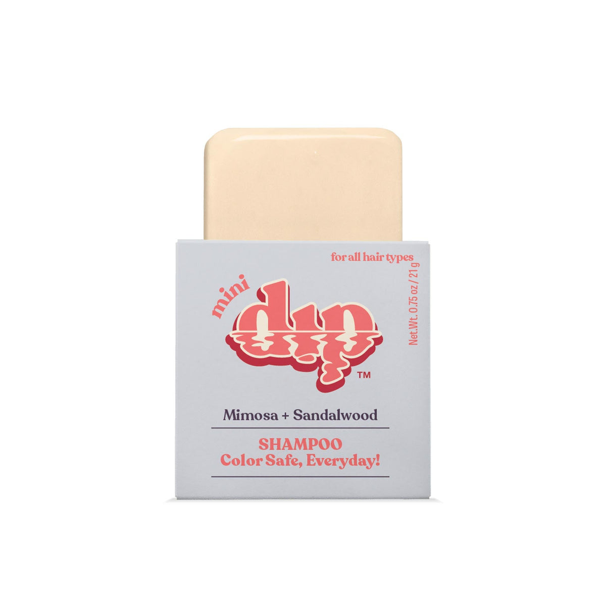 Dip mini 0.75 oz shampoo bar — Mimosa + Sandalwood