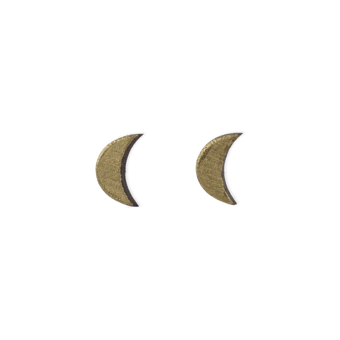 Savvie Studio - Post Earrings Gold Moon