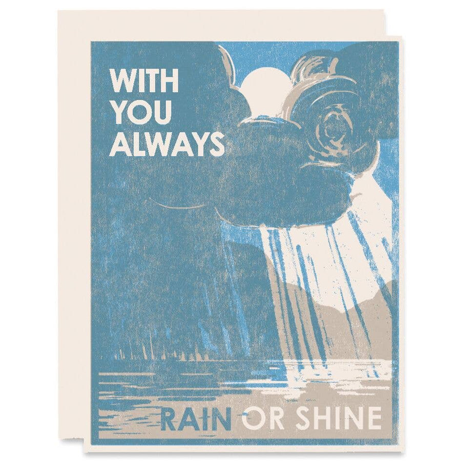 Heartell Press - With You Always Rain or Sunshine Friendship Card