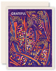 Grateful (Rainbow Corn) Gratitude Card