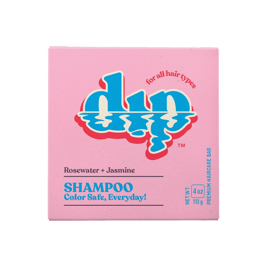 Dip - Color Safe Shampoo Bar for Every Day - Rosewater & Jasmine: 4 oz