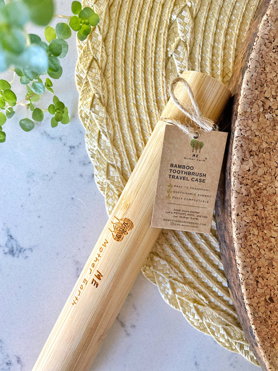 Me Mother Earth - Bamboo Travel Toothbrush Case