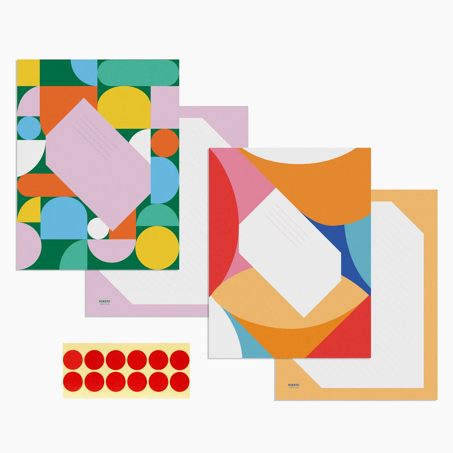 Poketo - Origami Letter Set