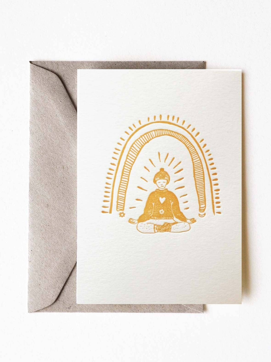 Cosy Meditaion Greeting Card