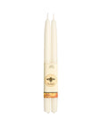 100% Pure Beeswax Tapers: Standard (12" x 7/8") / Ivory