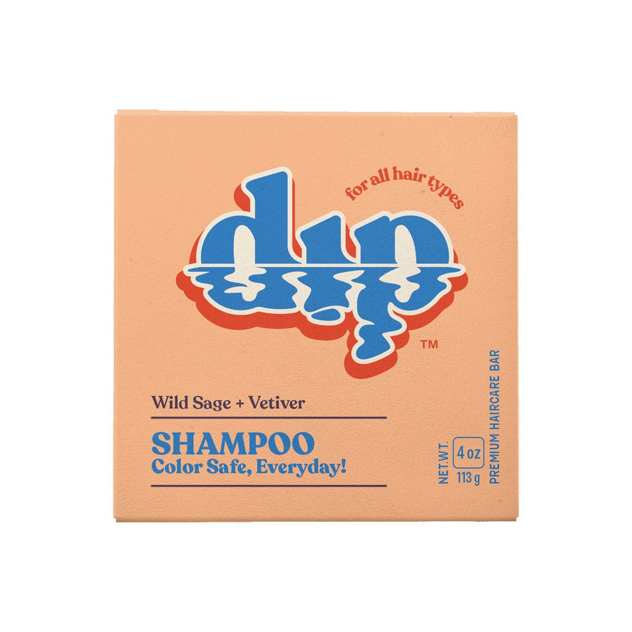Dip - Color Safe Shampoo Bar for Every Day - Wild Sage & Vetiver: 4 oz