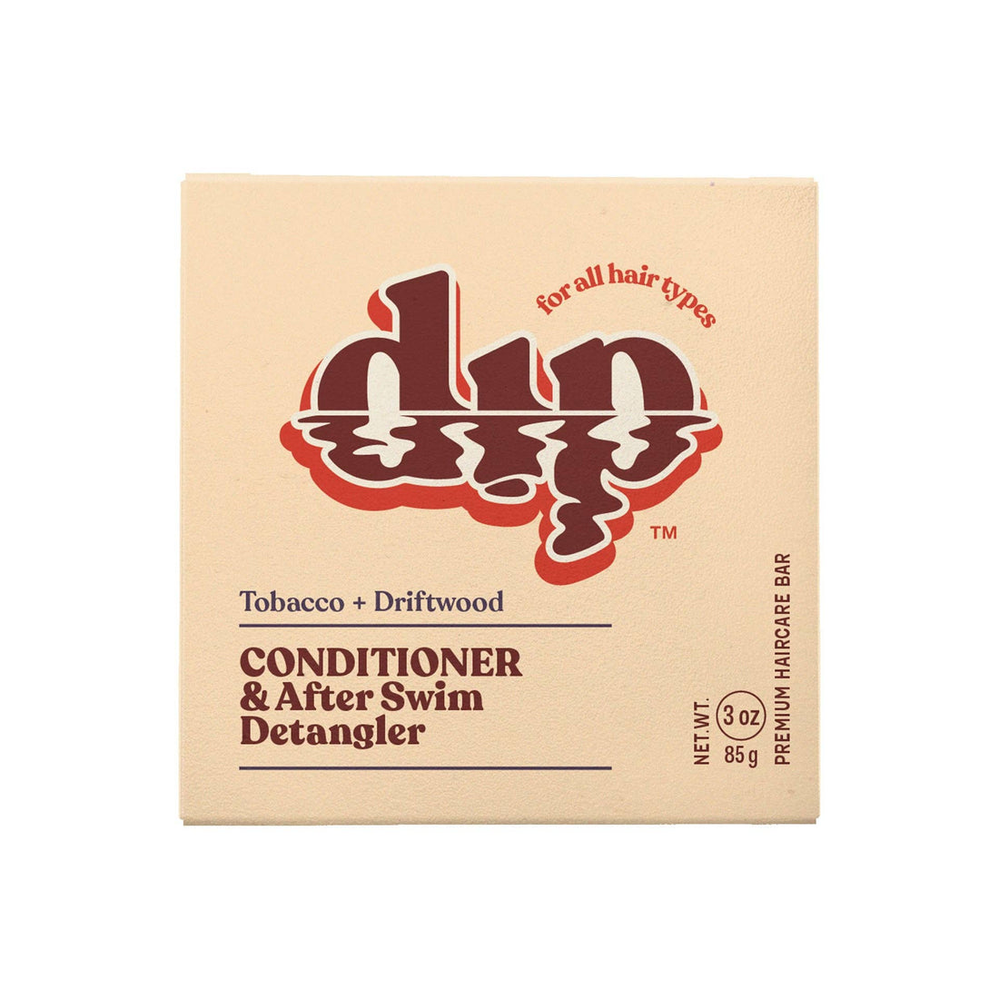 Dip - Conditioner Bar & After Swim Detangler - Tobacco & Driftwood: 3 oz