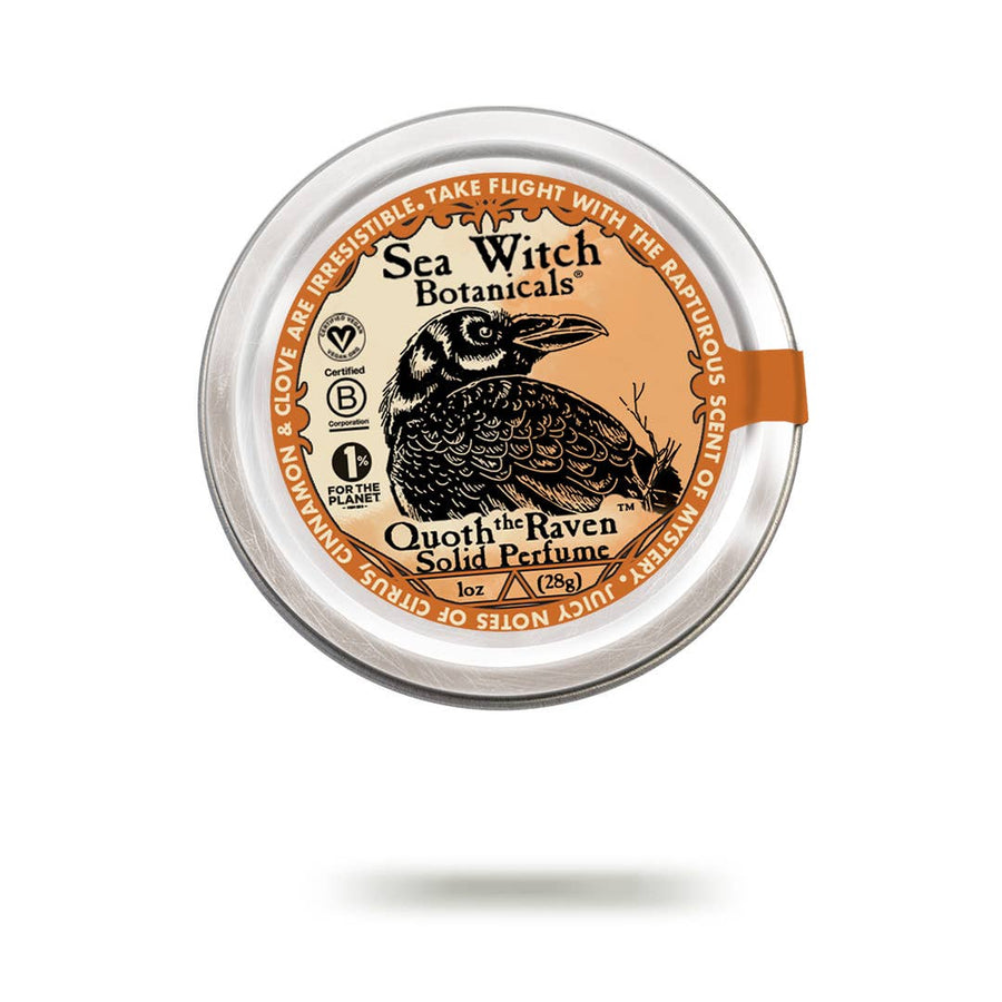 Sea Witch Botanicals - Solid Perfume - Quoth the Raven, Orange, Cinnamon, Clove