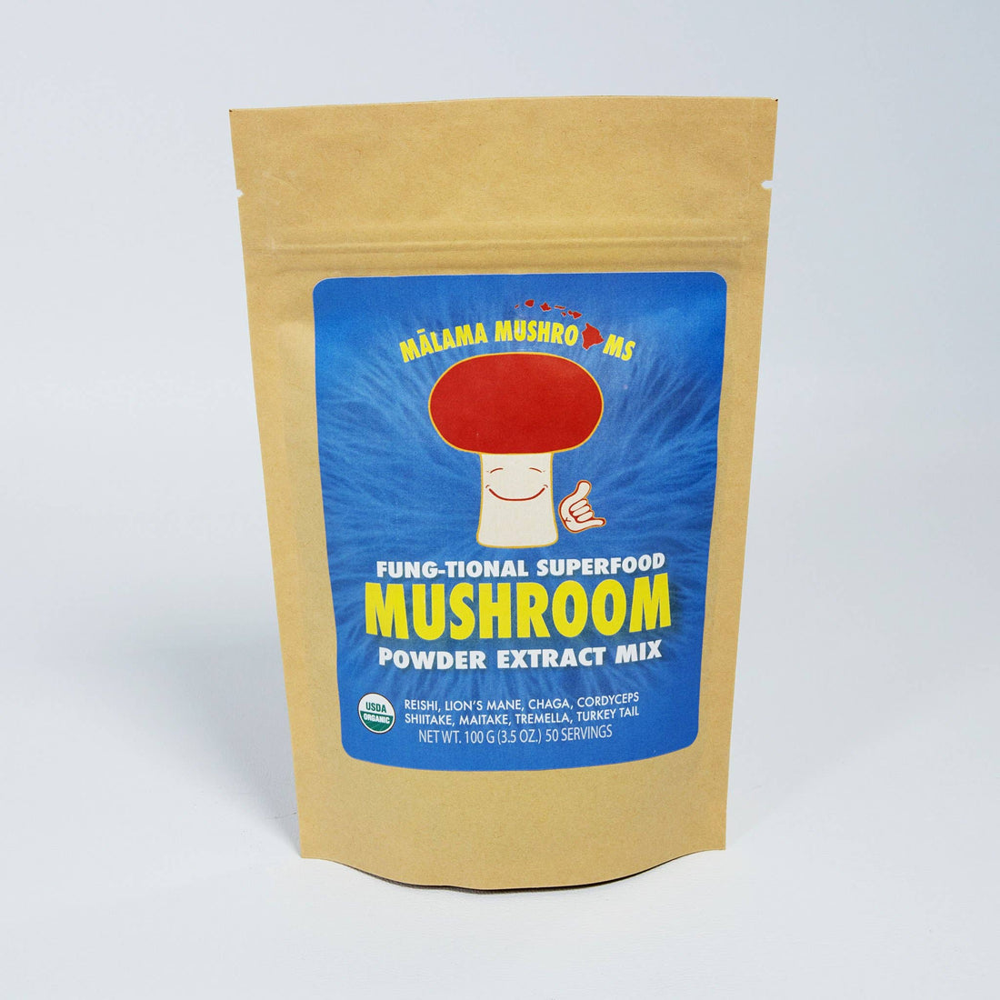 Malama Mushrooms - 8 Mushroom Mix - 3.5 oz