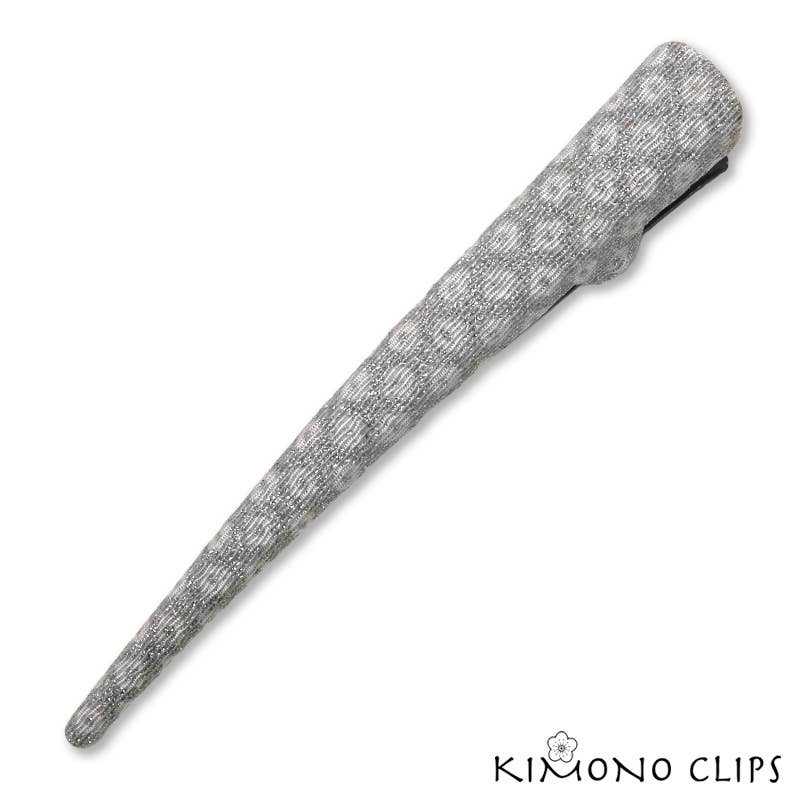 Kimono Clips - 341-shb/slv Large Stork Silver