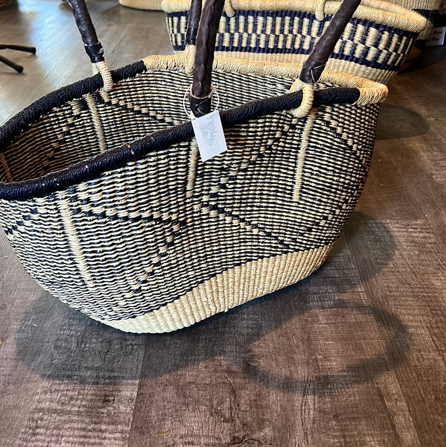 Large Gambibgo  Oval Basket