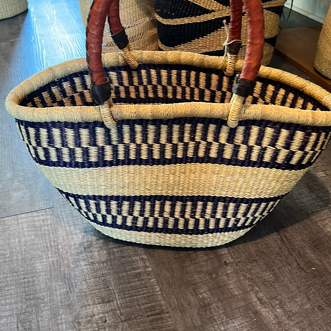 Large Gambibgo  Oval Basket