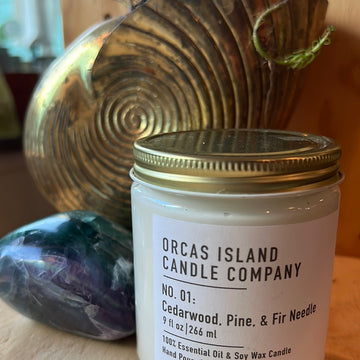 #1 Cedarwood, Pine & Fir Needle Orcas Island Candle